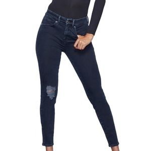 Good American Denim Good Legs Blue 308 NWT 25